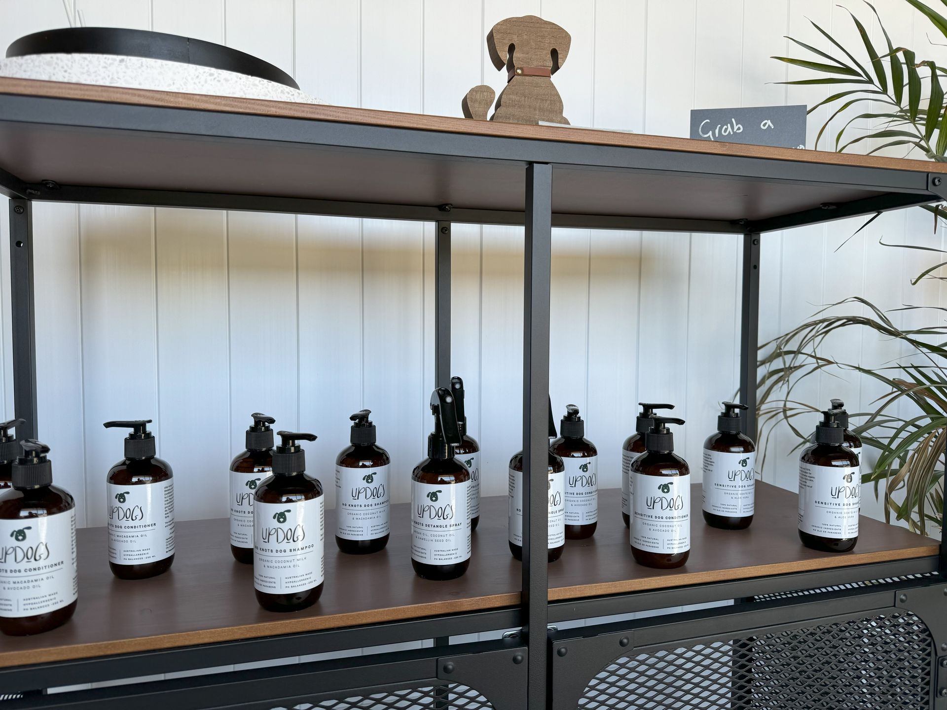 Updogs organic australian made shampoos, conditioners and detangle spray