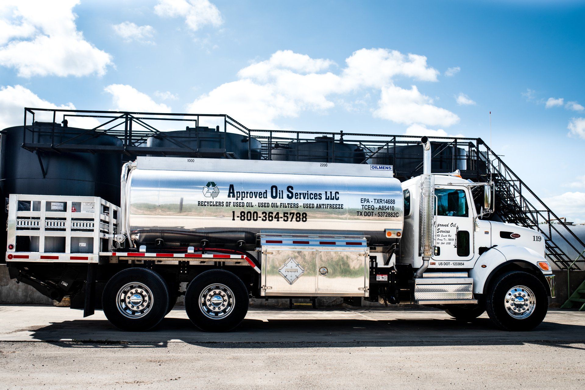 Man in Red Protective Gear — Somerset, TX — Approved Oil Services LLC