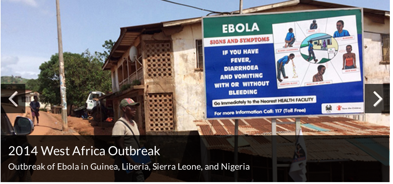 Ebola began in Africa