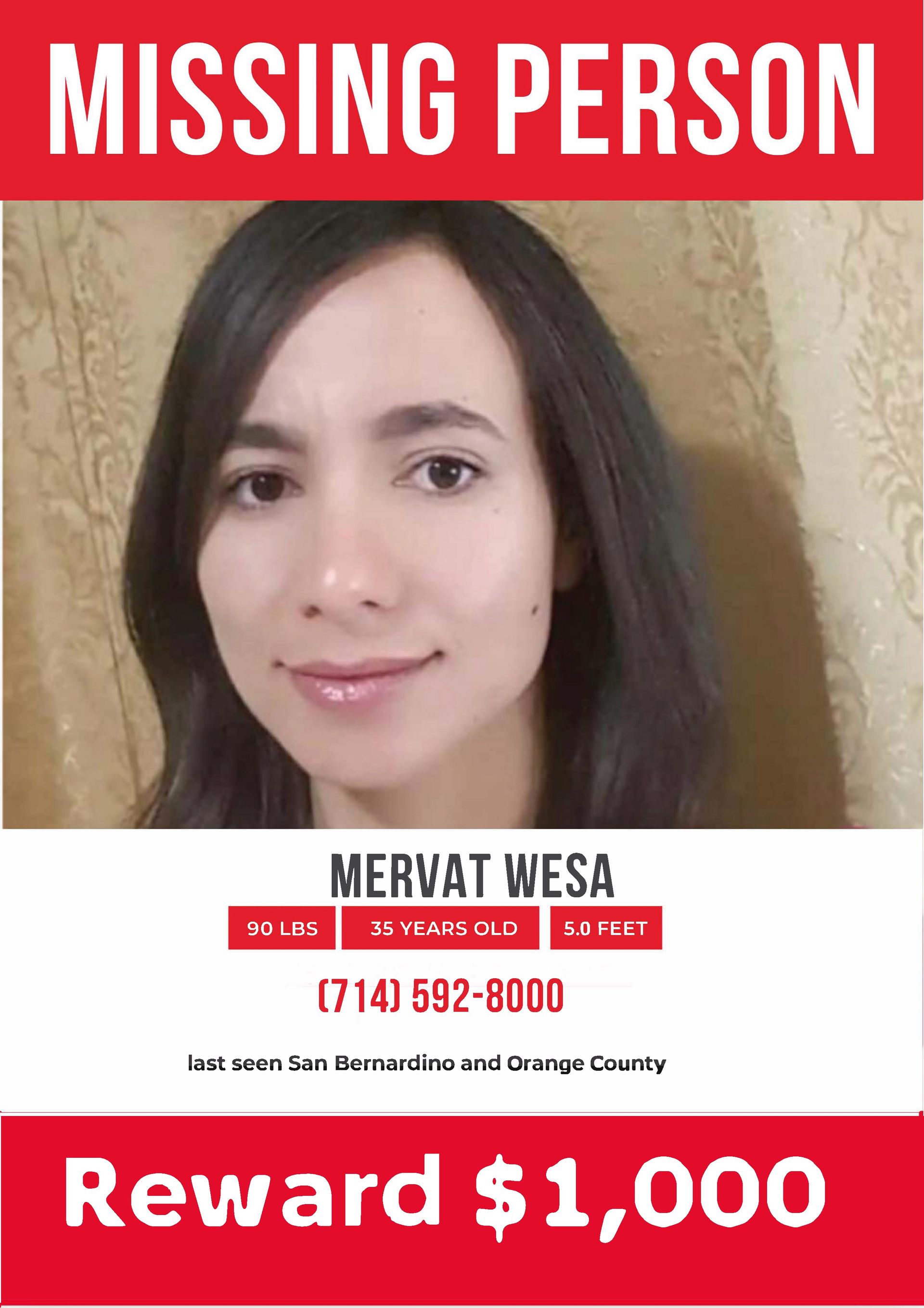 Mervat Wesa - Found Missing Person
