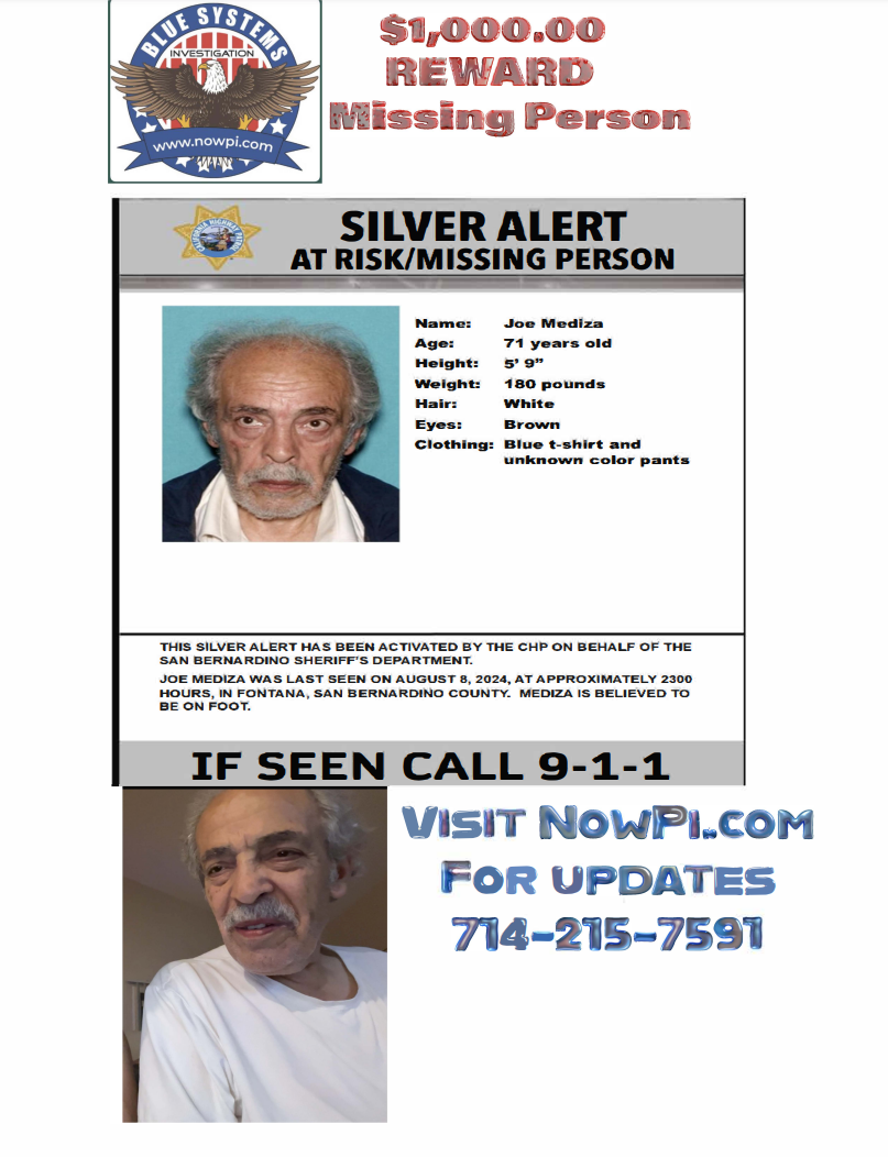 Joe Mediza - Missing Person