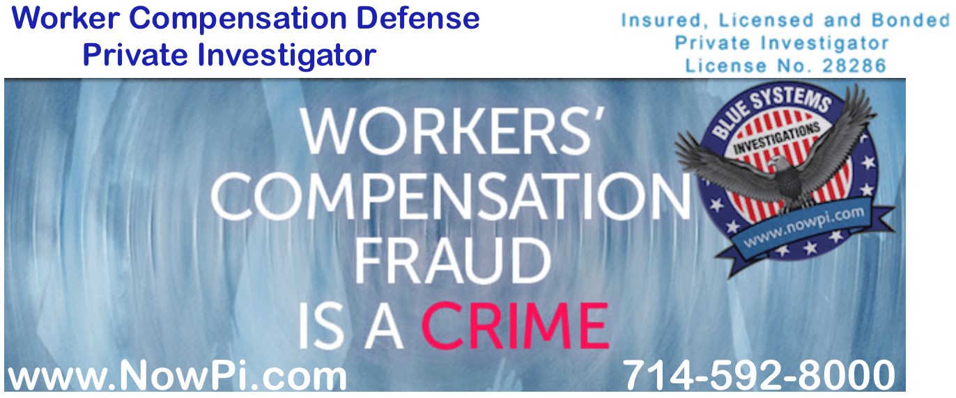 defense investigator for worker compensation 
