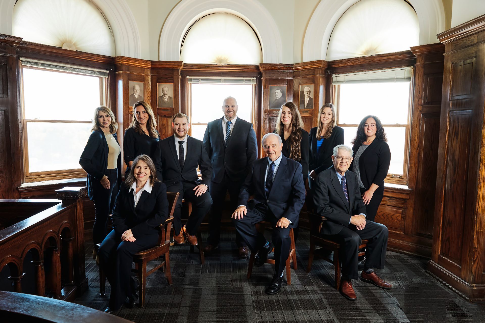 lawyer referring to legal books