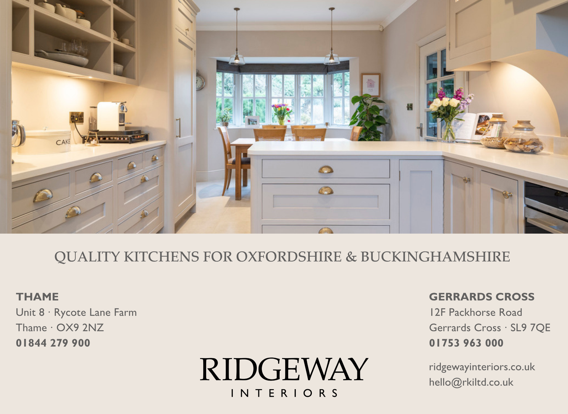 Kitchen installed by Ridgeway Kitchens