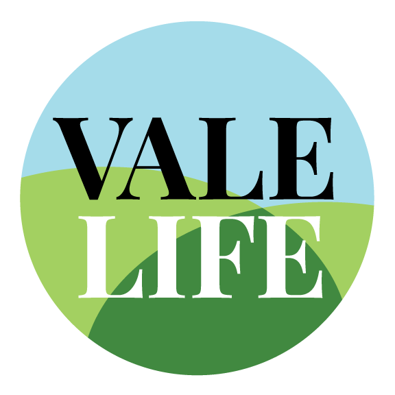 Logo for Vale Life magazine: Black 