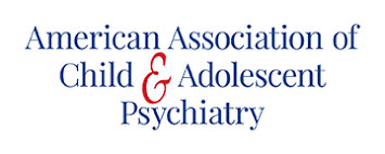 The logo for the american association of child and adolescent psychiatry