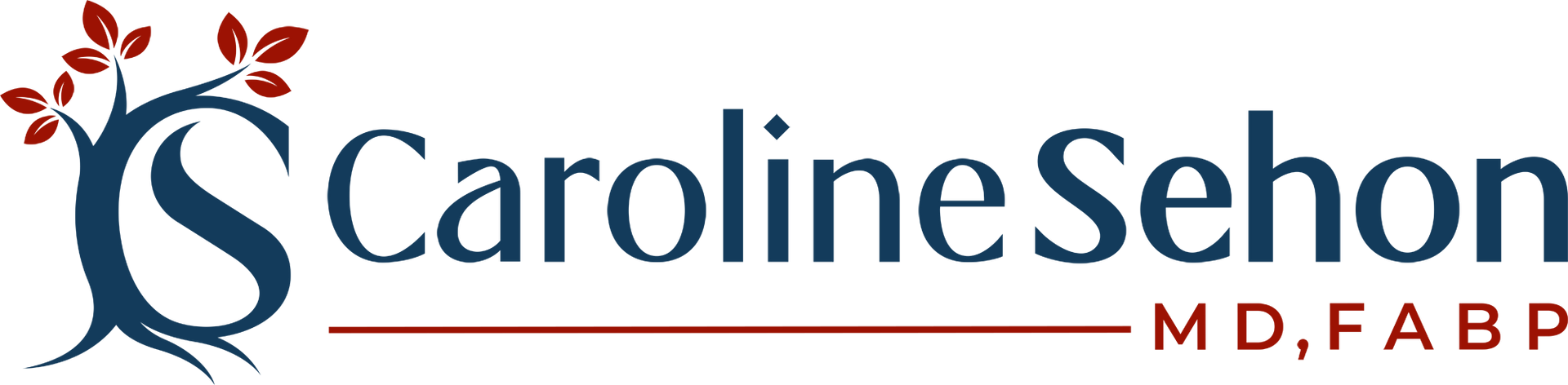A logo for caroline sehon 