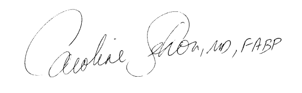 A close up of a person 's signature on a white background.