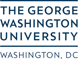 The logo for the george washington university in washington dc.