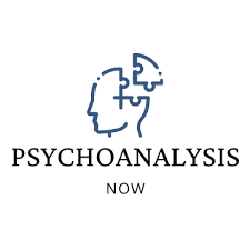 Blue silhouette head with puzzle pieces; Psychoanalysis Now logo