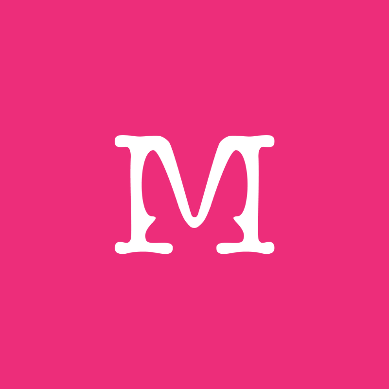 Mariposa Autism Service Center submark logo white version