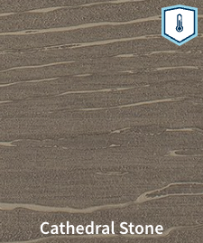 Un gros plan d'une tuile en pierre de la cathédrale