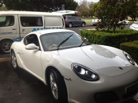 Detailed White Car — All Clean Auto Detailing in Caves Beach, NSW