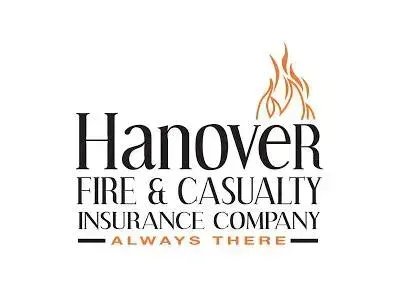 The hanover fire and casualty insurance company logo is always there.