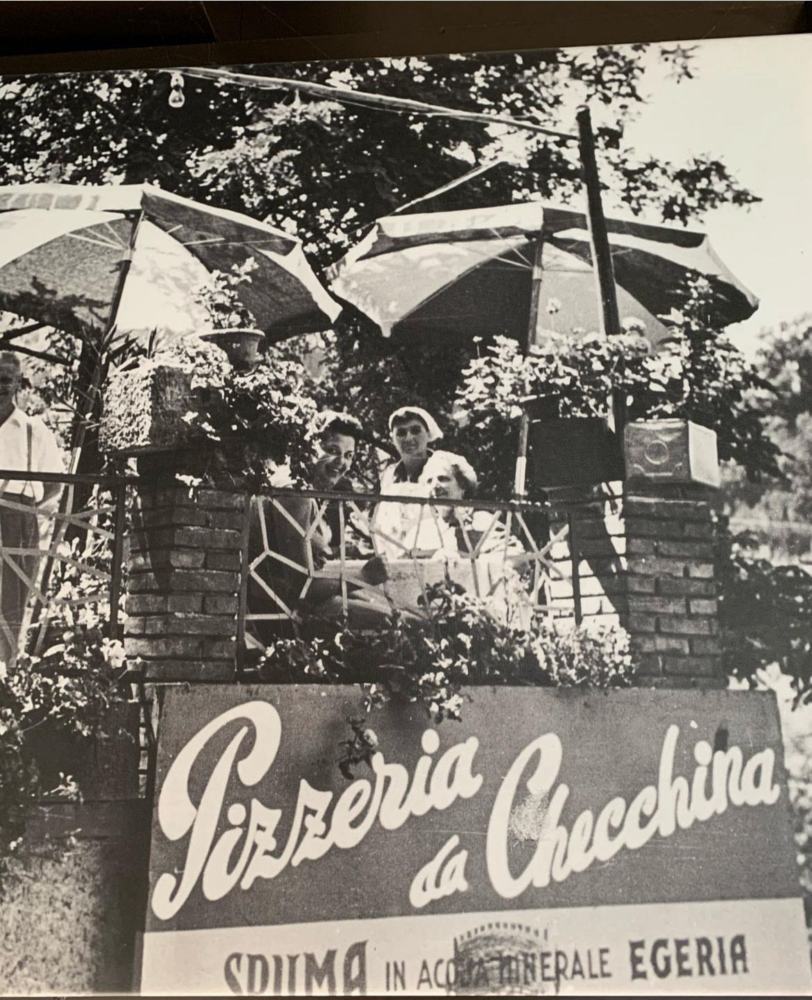 Foto in bianco e nero della