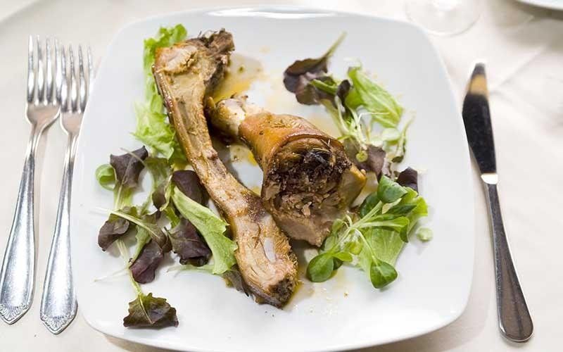 carne al forno con funghi