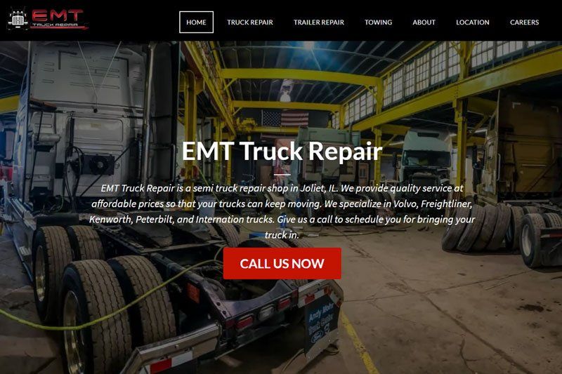 semi truck repair shop SEO case study Chicago, IL
