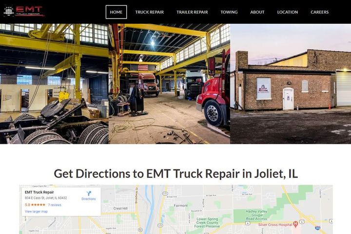 truck repair shop website design company in Chicago, Illinois