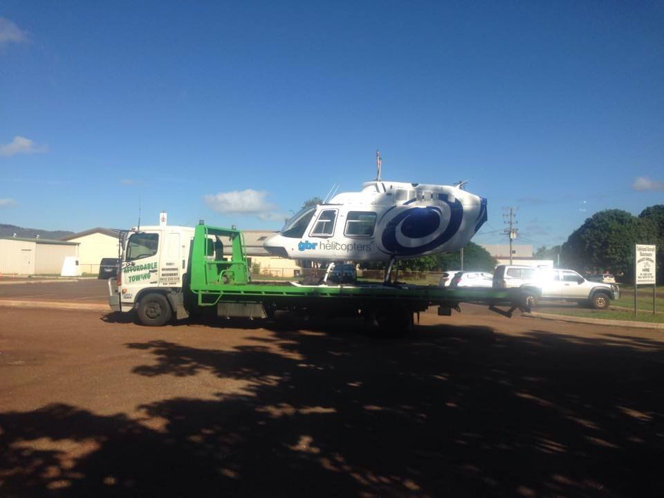 Helicopter Body on Tow Truck - Towing Services in Mount Sheridan, QLD