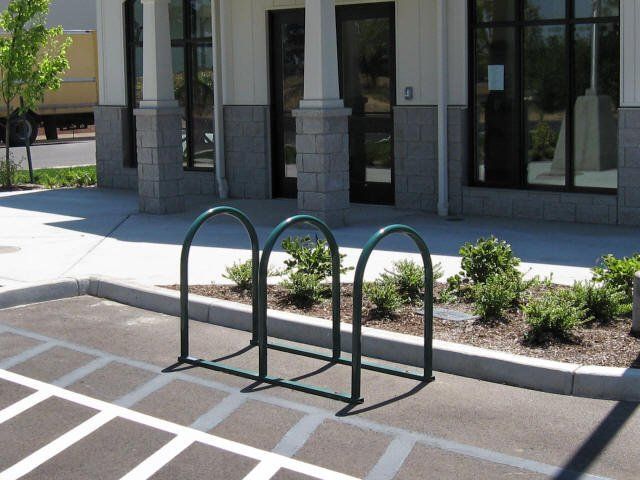 Bike parking rack — Junction City, OR — Radius Pipe Bending & Fabricating