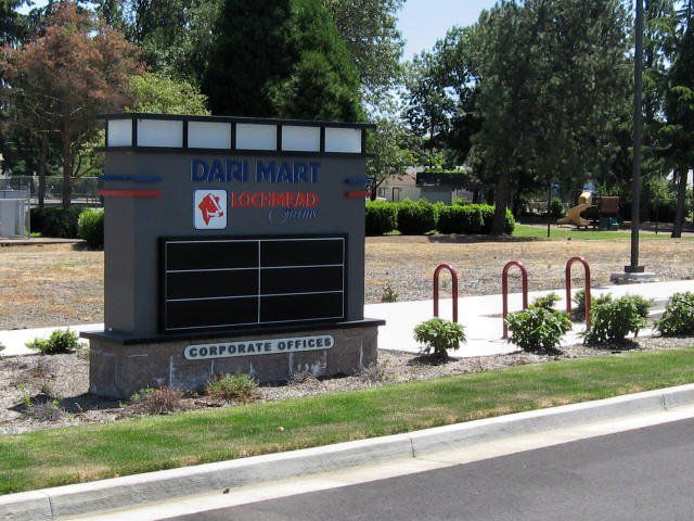 Bike racks outside the supermarket — Junction City, OR — Radius Pipe Bending & Fabricating