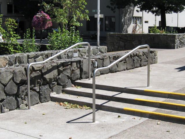 Custom handrail — Junction City, OR — Radius Pipe Bending & Fabricating