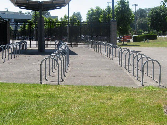 Bike u rack for public — Junction City, OR — Radius Pipe Bending & Fabricating