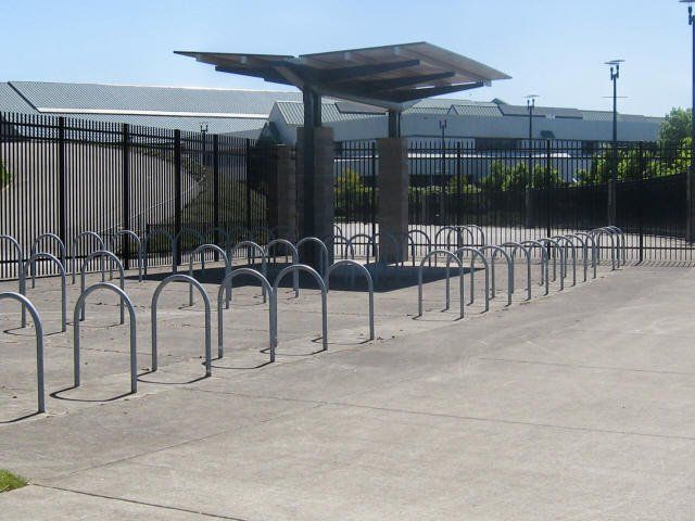 Classic bike u rack — Junction City, OR — Radius Pipe Bending & Fabricating