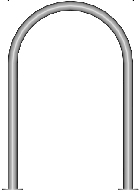 Round hoop model — Junction City, OR — Radius Pipe Bending & Fabricating