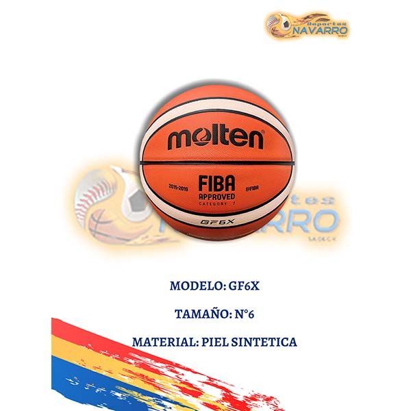 Balón Molten No. 6 GF6X