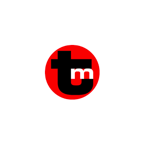 A red circle with a black letter t inside of it