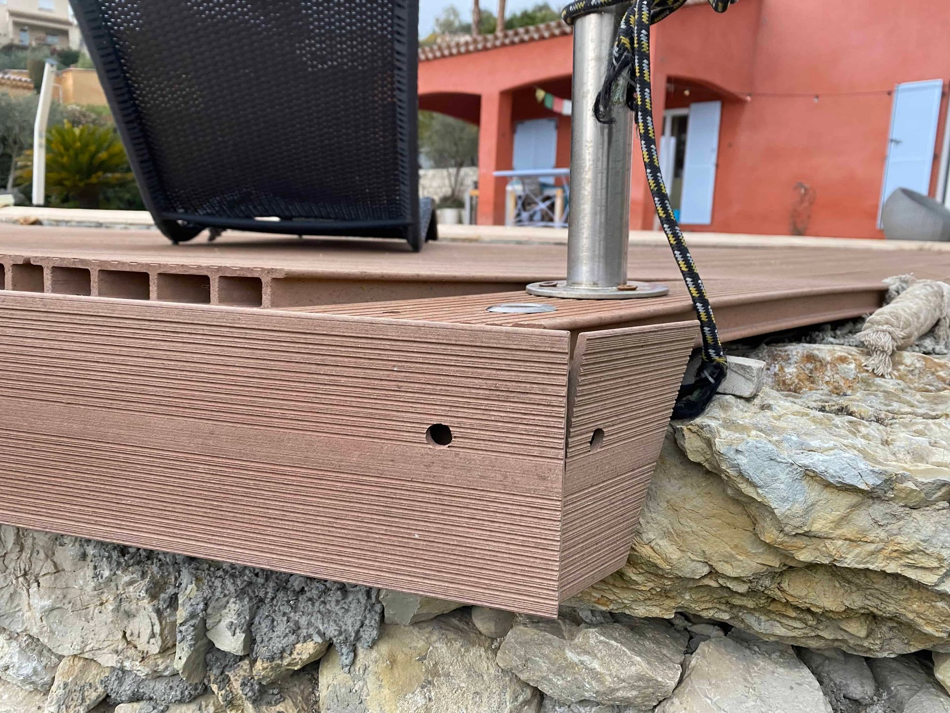 Terrasse en bois exotique Cumaru