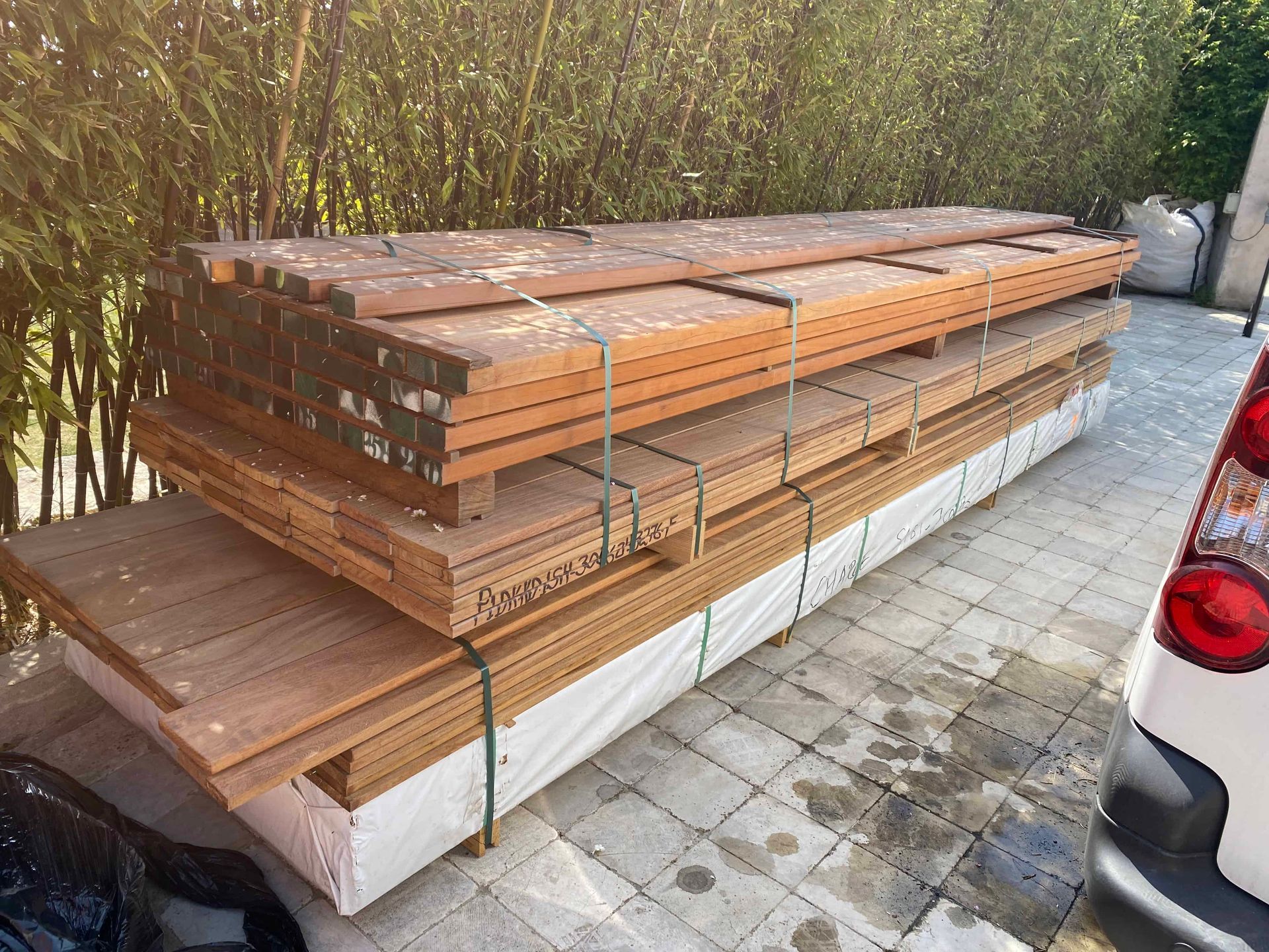 Terrasse en bois exotique Cumaru