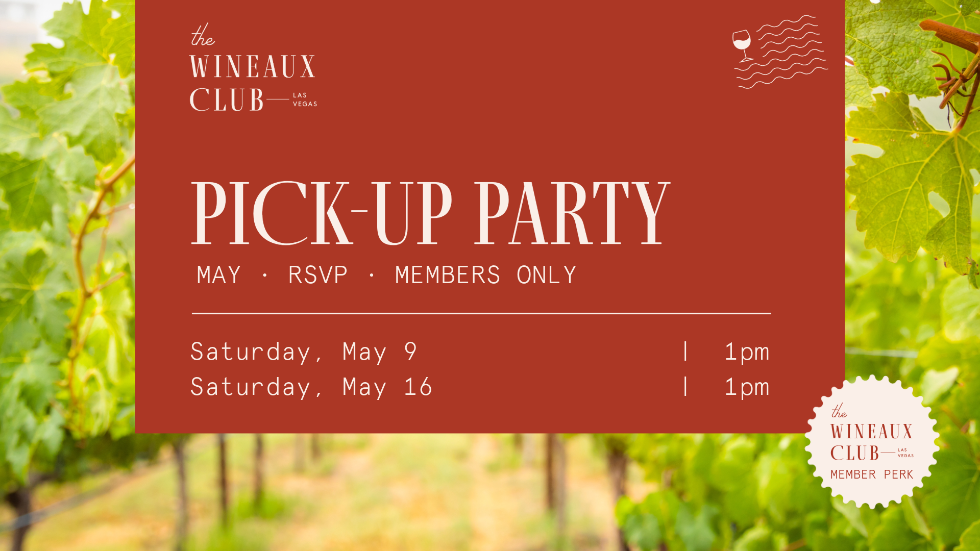 An event flyer for 