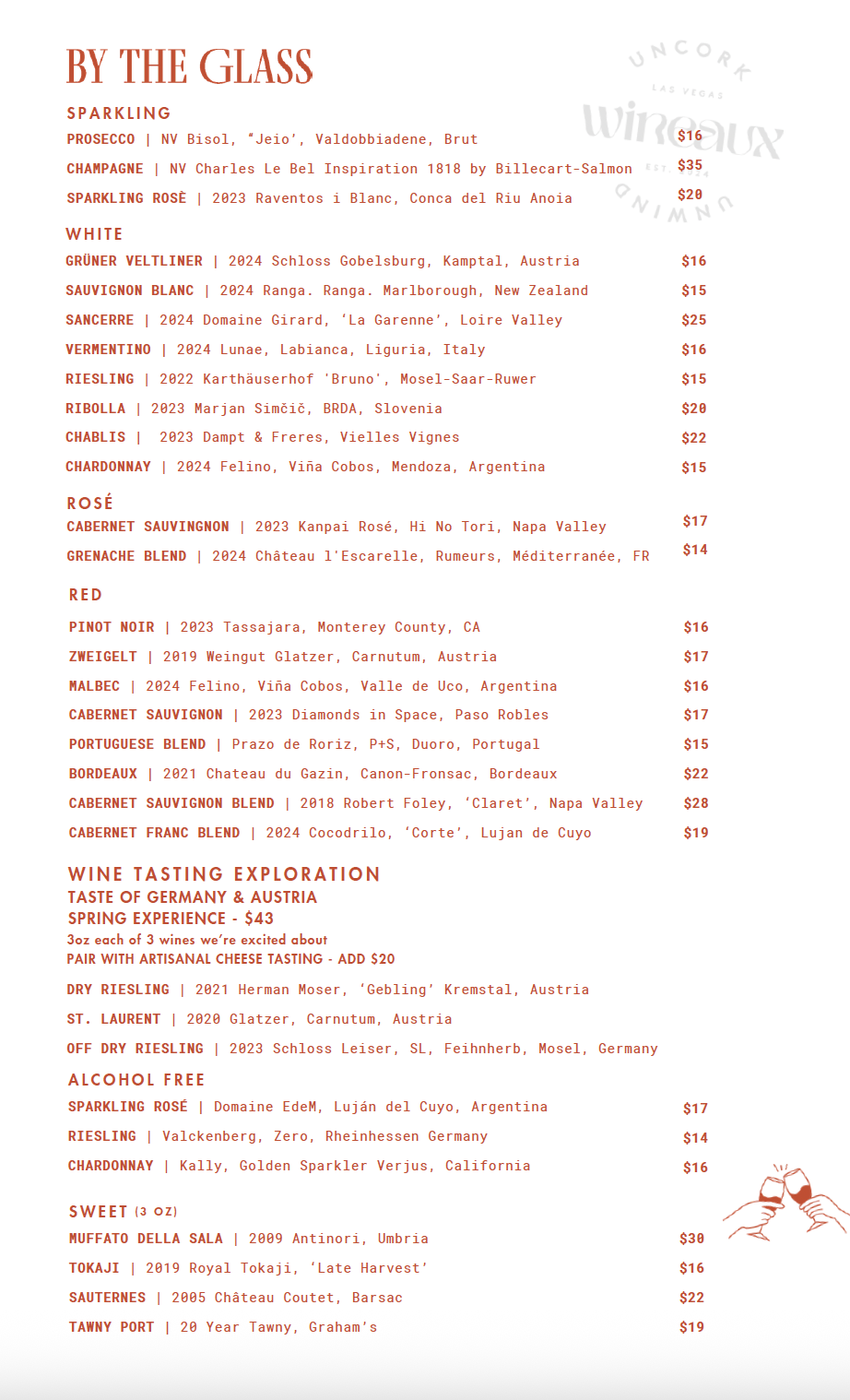 A menu for savories and bites at a restaurant