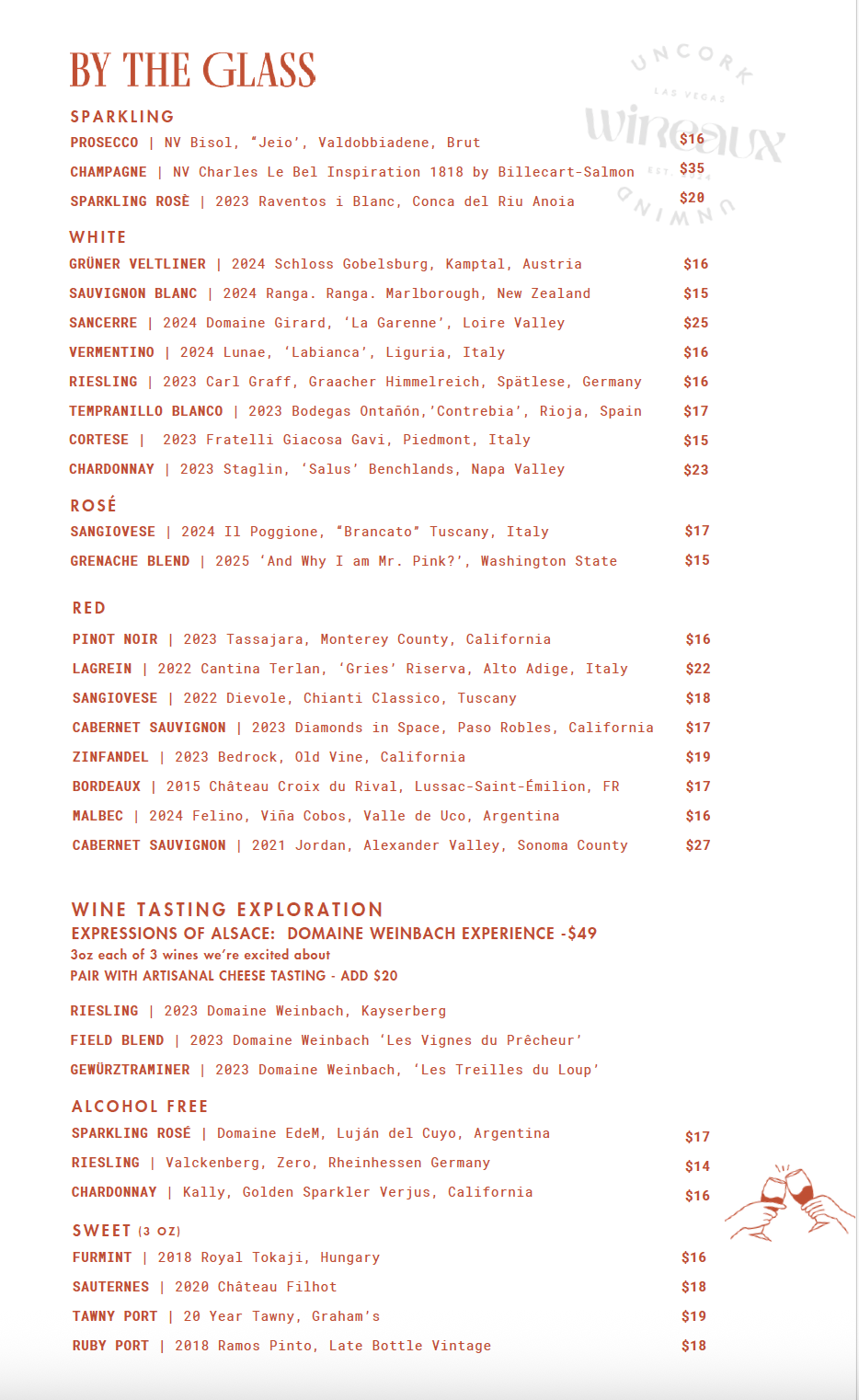 A menu for savories and bites at a restaurant