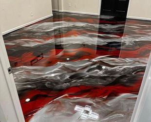 Metalic epoxy flooring Midland Texas