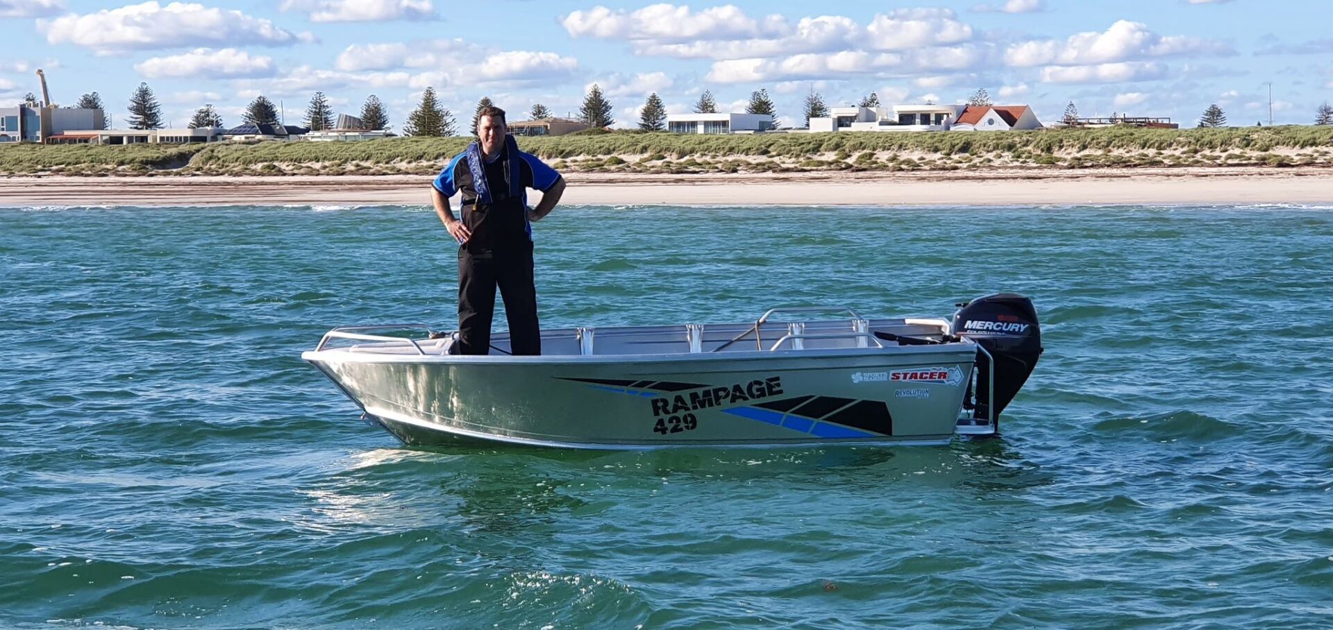 Stacer 429 Rampage Mercury Package