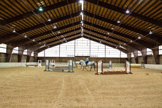 Photo: large riding barn