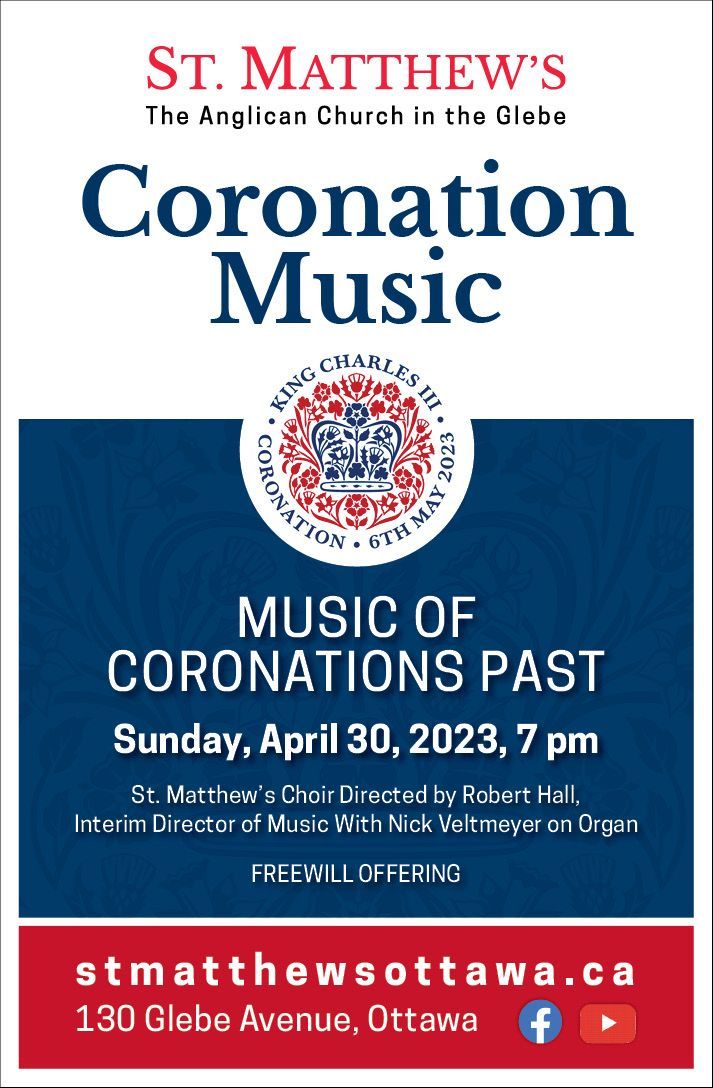 Coronation Music poster