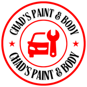 The logo for Chad 's Paint and Body.