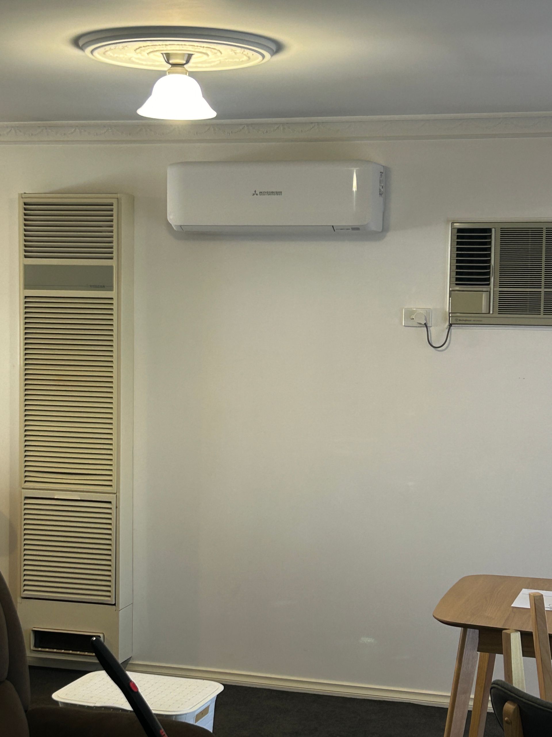 AC Unit With Light — Bendigo, VIC — Evolve Heating and Cooling
