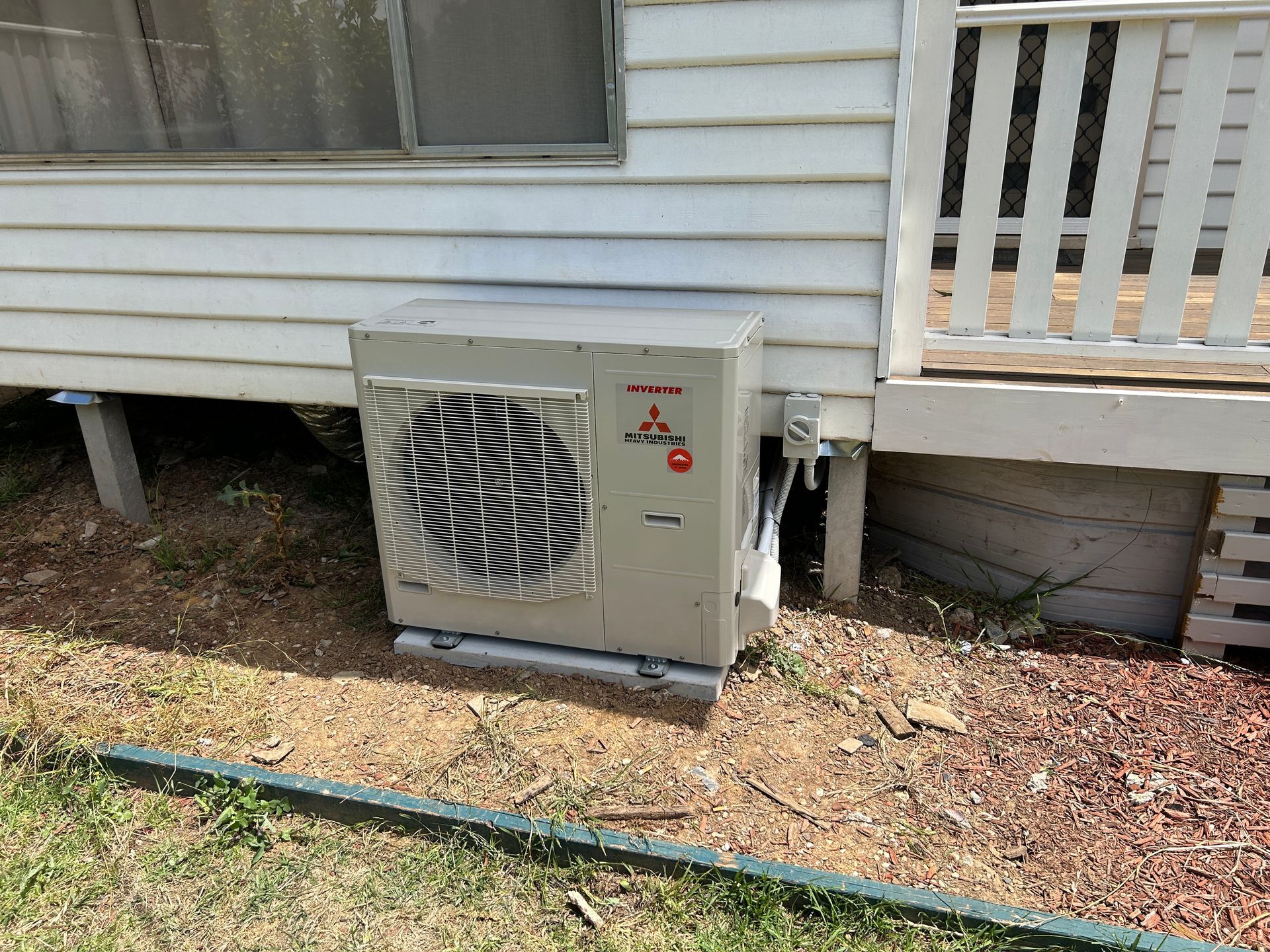 Mitsubishi Unit Outside — Bendigo, VIC — Evolve Heating and Cooling