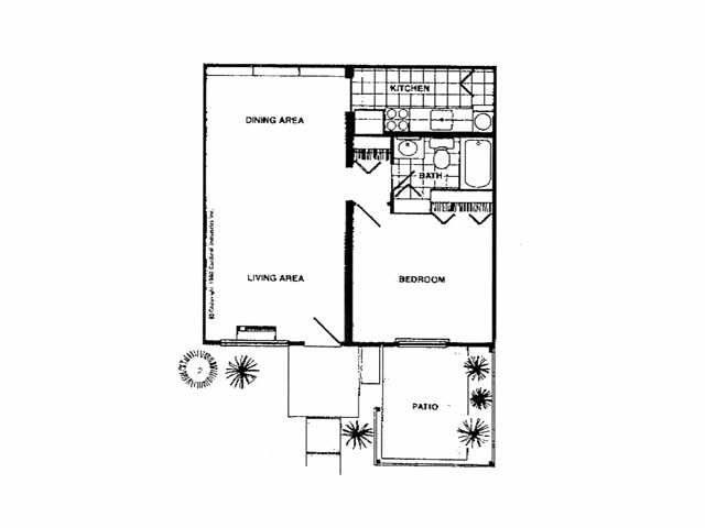 VS Apartment 1 bedroom layout