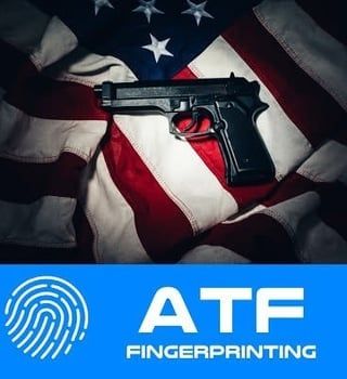 A gun on top of a flag | Arlington, TX | Prolific Fingerprinting and More