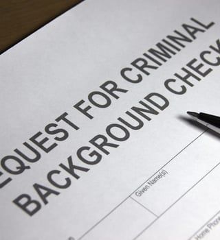 A close-up of a request for criminal background check | Arlington, TX | Prolific Fingerprinting and 