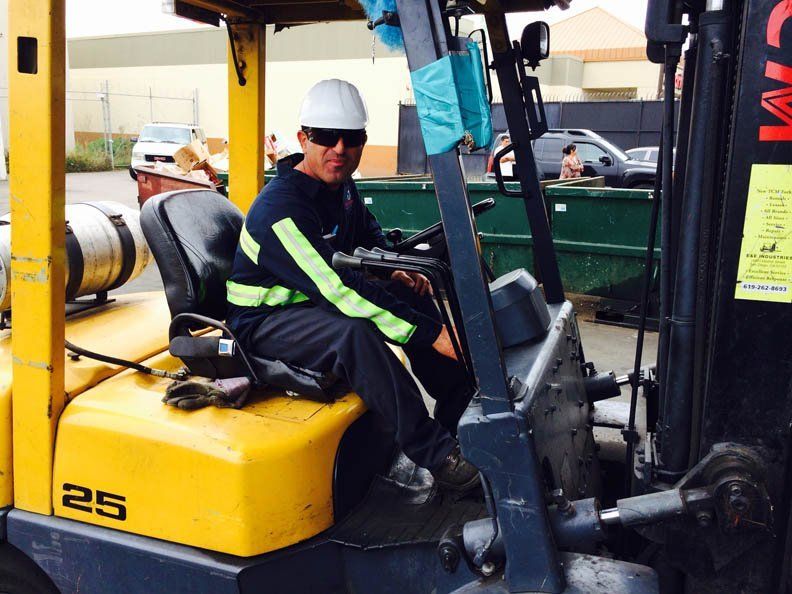 Scrap Metal Prices — Man On A Forklift in Chula Vista, CA