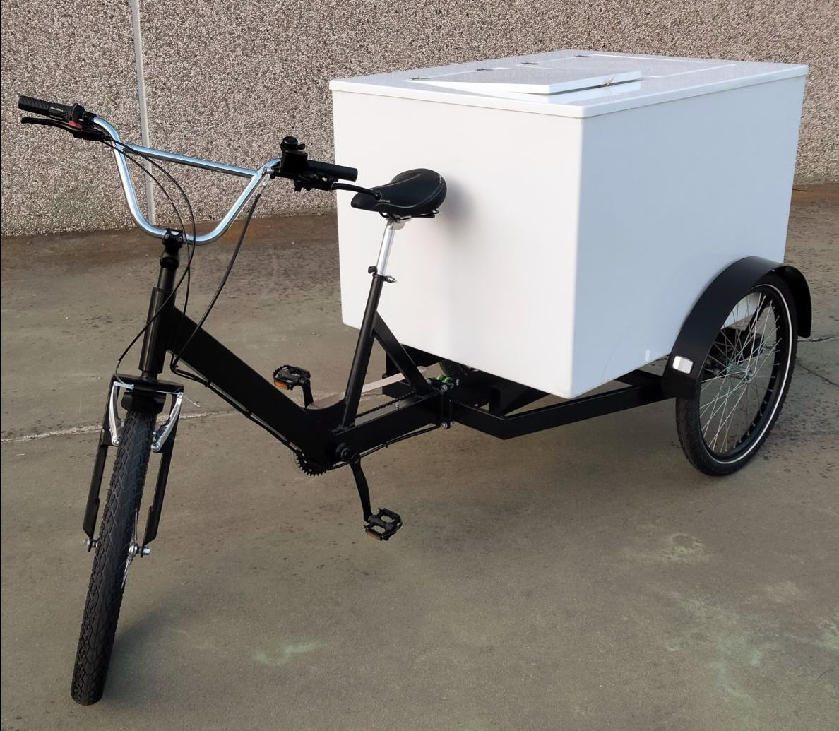 Cargo Bike Triciclo Italy Basic con cassone coibentato posteriore