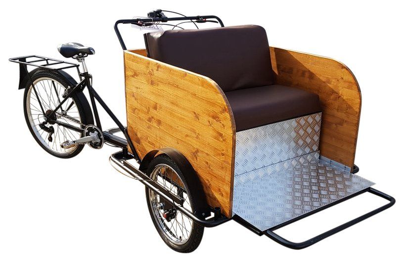 cargo bike triciclo per trasporto passeggeri  persone anziane o Disabili o Ciclo Taxi