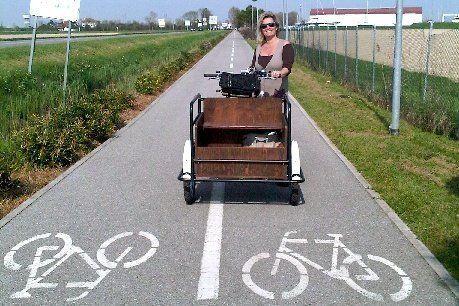 Cargo Bike triciclo elettrico per famiglie